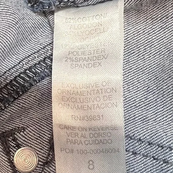 Wit & Wisdom Ab-solution Skinny Jeans Dark Indigo Wash  Stretch Denim Size 8 - Picture 6 of 7